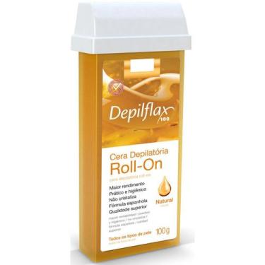 Imagem de Cera Epilatória Roll-On Natural Mel 100g Depilflax