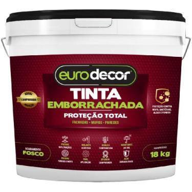 Imagem de Tinta Emborrachada Fosca de 18 Kilos Areia - 01.01.06.0009 - EURODECOR