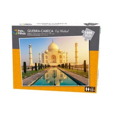 Imagem de Jogo Quebra - Cabeça do Taj Mahal 1000 Peças Para Montar - Pais E Filh