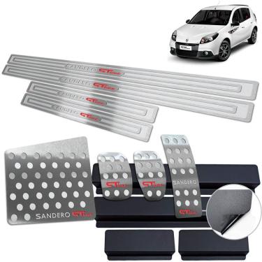 Imagem de Descanso Pedaleira Soleira Sandero Gt Line 2008 A 2013 Prata