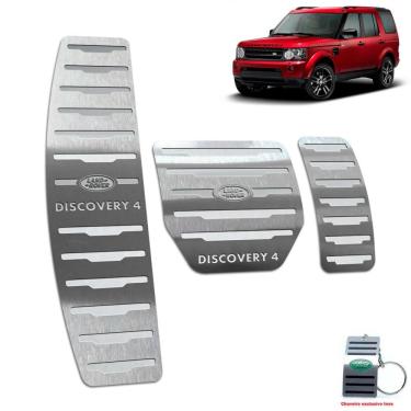 Imagem de Pedaleira + Descanso Discovery 4 Automático 2009 A 2016 Inox