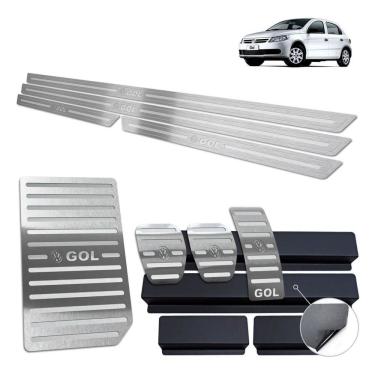 Imagem de Soleira Pedaleira Descanso Gol G5 2008 12 Prata Baixo Relevo