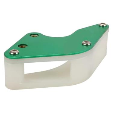 Imagem de BYYINGSUS Guia de proteção de corrente CNC para motocicleta compatível com BSE KAYO SSR TTR XR CRF KLX 50 70 90 110 125 140 150 160 Cc Dirt Pit Bike Scooter (verde)
