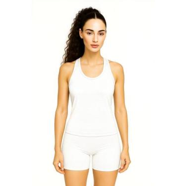 Imagem de Regata Nadador Feminina Dryfit Fitness Academia - Sunset Concept, P, B