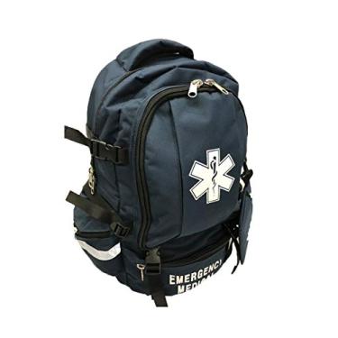 Imagem de LINE2design EMS Mochila médica para primeiros socorros EMT Emergency First Responder - Mochila tática de luxo para primeiros socorros - Azul marinho