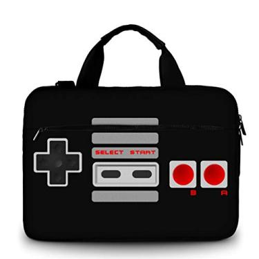 Imagem de Baocool 11,6 12 12 12,9 13 13 13,3 polegadas bolsa de ombro de lona bolsa protetora Ultrabook pasta mensageiro com alça lateral (design legal)