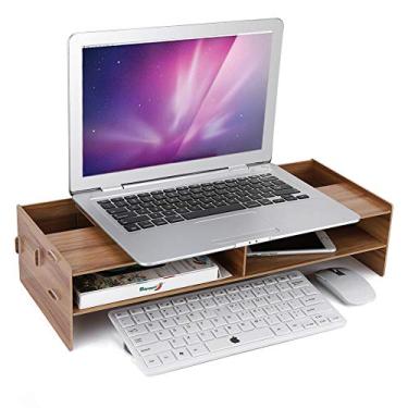 Imagem de RiToEasysports Mesa de Mesa para Manutenção para Laptop Estável Fande de Computador Interessante para o Quarto de Escritório Mdf Preto (Cereja)