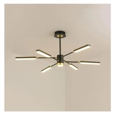 Imagem de Lustre LED moderno pendente para sala de estar, quarto, mesa de jantar, decoração