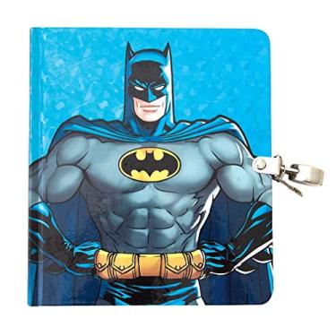 Imagem de Playhouse DC Comics Batman Shiny Foil Lock & Key Lined Page Diary for Kids