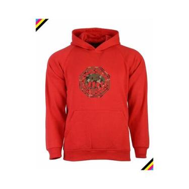 Imagem de Moletom com capuz UFC Camo The Cage MMA com design octógono personaliz