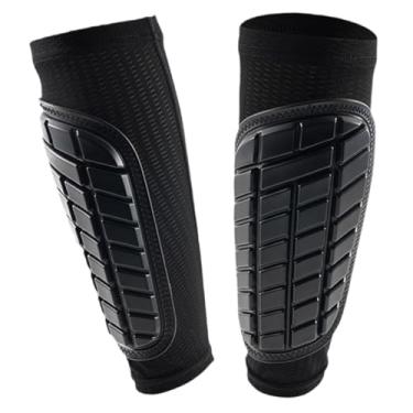 Imagem de Dynwave Caneleira de futebol respirável para homens e mulheres, proteção para panturrilhas, ciclismo, softball, esportes de lazer, Xs