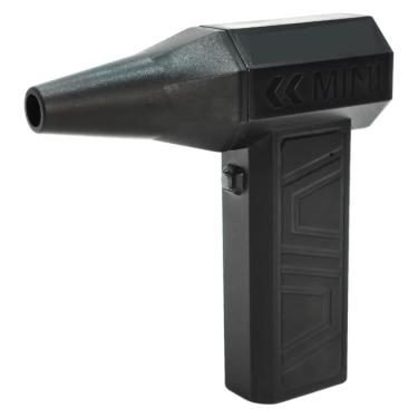 Imagem de Mini Soprador De Ar Portátil Super Turbo, Motor 130.000 RPM, 3 Velocidades, Bateria Recarregável 4000mAh, Velocidade 80km/h, Compacto e Leve para Limpeza de Eletrônicos