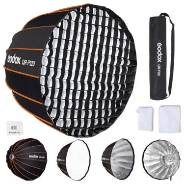 Imagem de GODOX QR-P120 47,2 polegadas / 70 cm Softbox parabólica Bowens Mount Softbox