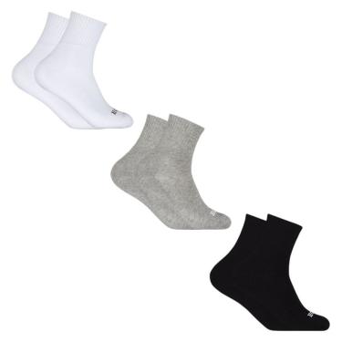 Imagem de Kit 3 Pares de Meias Hoahi Cano Longo Masculina