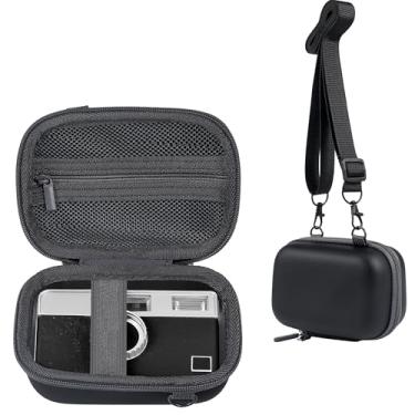 Imagem de Leayjeen Capa para câmera digital compatível com KODAK EKTAR H35 câmera de filme de meia moldura e película de impressão Kodak Ultramax 400 cores de 35 mm, projetada com capa rígida de EVA (apenas