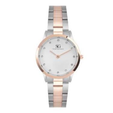 Imagem de Relógio feminino Belmont diamond bicolor 32mm Saint Germain-Feminino