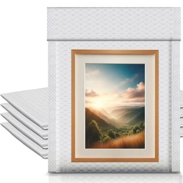 Imagem de Ireer Pacote com 5 envelopes com bolhas extragrandes 71 x 90 cm, envelopes acolchoados, envelopes acolchoados, envelopes acolchoados com bolhas, sacos autoadesivos à prova d'água para embalagem de