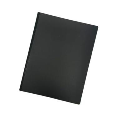 Imagem de Pasta A4 Catálogo Clear Book 30 Sacos Transparentes Polipropileno Pasta Com Divisoria Cardápio Portfolio Escolar(Preto)