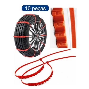 Imagem de Abraçadeira Enforca Gato Corrente Anti Atolamento Pneu Roda