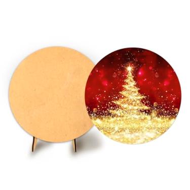 Imagem de Painel Sublimado 50cm C Elastico Natal + Suporte MDF (NAT106)