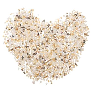 Imagem de 250 g/0,55 lb 3-6 mm Pedras de cascalho decorativas, pedra de areia grossa, decoração faça você mesmo para vasos, contas de enchimento de vasos, artesanato aquário, decoração de jardim, vasos de