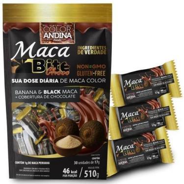 Imagem de Doce Energético de Banana e Macca Perua na Preta com Cobertura de Choc