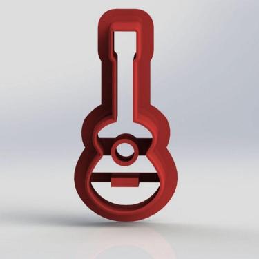 Imagem de Cortador Kit Violão 3 Cm Caveira Tamanho 4 Cm