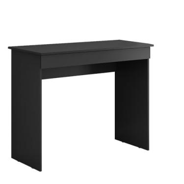 Imagem de Escrivaninha com Gaveta Mesa de escritório estudos ou Penteadeira (Preto)
