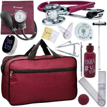 Imagem de Kit Bolsa Fisioterapia Acadêmico Martelo Buck Goniômetro Completo - IN
