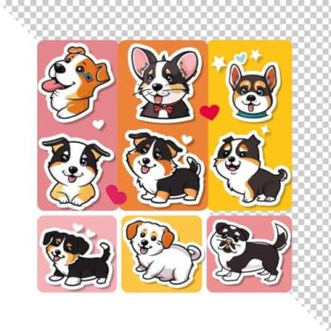 Imagem de Adesivo de Parede de Animais para Quarto infantil Decorativo Kawai Transparente 30x30cm