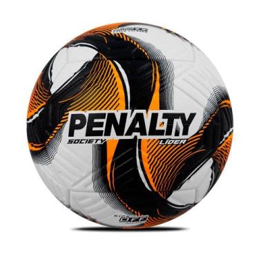 Imagem de Bola De Futebol Society Líder Tamanho 4 Penalty Original, Branco, Lara