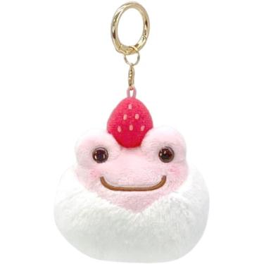 Imagem de Nakajima Corporation Frog Pickles, Retro Cafe Mascot, Strawberry Daifuku, 211033-25 H8 x W8 x D6 cm
