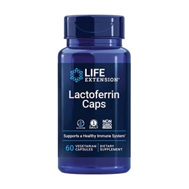 Imagem de Life Extension Cápsulas De Lactoferrina - Apolactoferrina - Sem Glúten - Uma Vez Ao Dia - Não-OGM, Vegetariana - 60 Cápsulas Vegetarianas