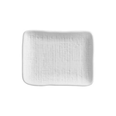 Imagem de Conjunto com 4 Travessas Retangular Pequena Juta New White 18x14cm