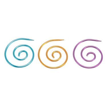 Imagem de SUNGOOYUE Agulha de tricô de Cabo Espiral, Agulha de Cabo de Metal Prática para Suéteres, Tapetes, Fácil Uso para Entusiastas de tricô, Uso Doméstico, Metal
