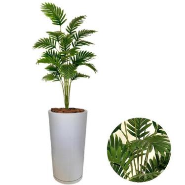 Imagem de Planta Artificial Palmeira Com Vaso Cone Polietileno Grande - PlantaIm
