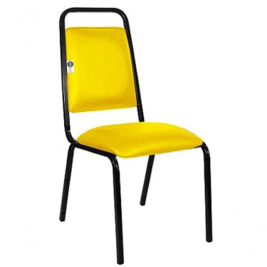 Imagem de Cadeira Empilhável Para Hotelaria Linha Hotel Fremont Amarelo