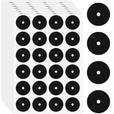 Imagem de Sibba 192 peças de marcadores de mesa de sinuca, adesivos de posição de ponto de bilhar, acessórios de bilhar para qualquer tipo de mesa de bilhar de sinuca