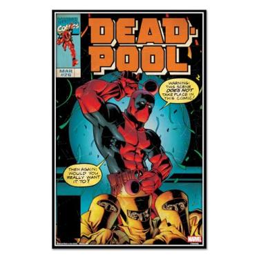 Imagem de WinCraft Placa de madeira 27.9 cm x 43.2 cm 1/10.2 cm Thick Marvel Deadpool
