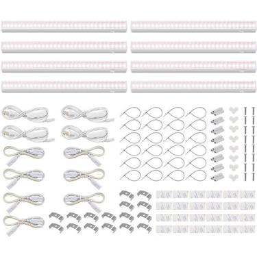 Imagem de Barrina de 1 pé T5 LED Grow Light Strip, pacote com 8 pacotes de espec
