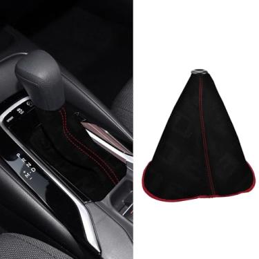 Imagem de Lyxheth Capa de bota de câmbio de carro, capa de botão de câmbio, capa de botão de mudança automática manual de tecido de lona à prova d'água, capas de proteção contra poeira para bota de câmbio