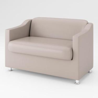 Imagem de Sofá Namoradeira 2 Lugares Tilla em Tecido Sintético
