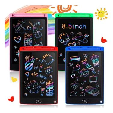 Imagem de Lousa Mágica Infantil 8,5 LCD Tablet Desenho - Preto