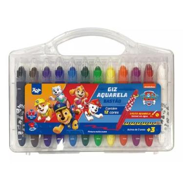 Imagem de Giz De Cera Aquarela Dac Art - Patrulha Canina - 12 Cores