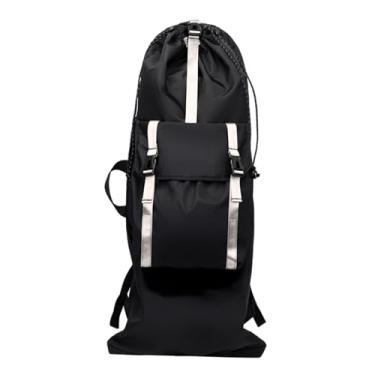 Imagem de Baoblaze Mochila para Skate Longboard, Bolsa de Transporte para Skate, Mochila de Viagem para Entusiastas, Bege