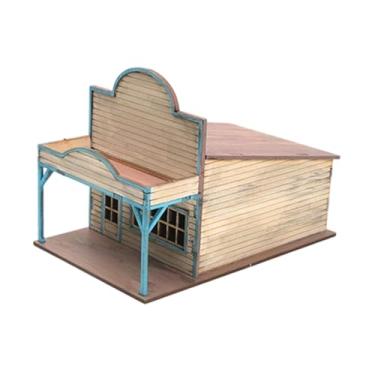 Imagem de menolana Kit de modelo de construção de cidade em escala 1/72, quebra-cabeças 3D de madeira para adultos, diorama faça você mesmo, modelo de arquitetura para, Hospital