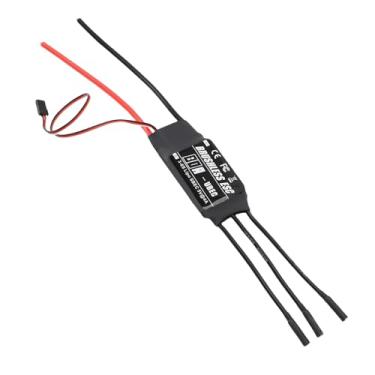 Imagem de RiToEasysports Esc, Controlador de Velocidade Elétrico de Motor Sem Escova Compatível 80a para Helicóptero de Avião Rc 3-6s Ubec