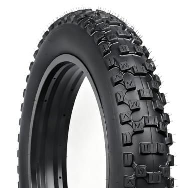 Imagem de YILUXING Pneus de bicicleta elétrica 20x4.0, substituição de pneu de mountain bike dobrável resistente, pneu de bicicleta de neve MTB (1 pneu)