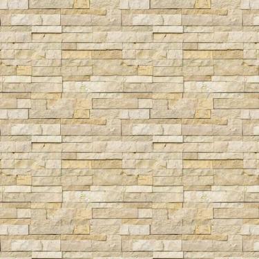 Imagem de Papel De Parede Pedra Tijolo Canjiquinha Claro Sala Adesivo - LRP