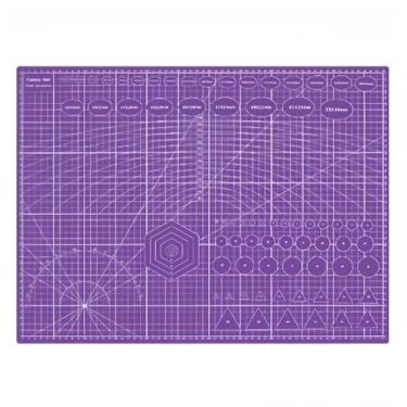 Imagem de Base De Corte Dupla Face Patchwork Artesanato Cores((A3 45 * 30) Roxo)